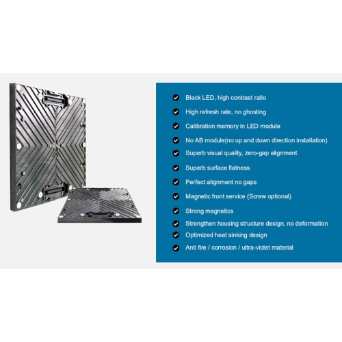 P2.9 indoor rental led display panel