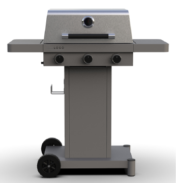 New design 3 Burner Gas Grill BBQ