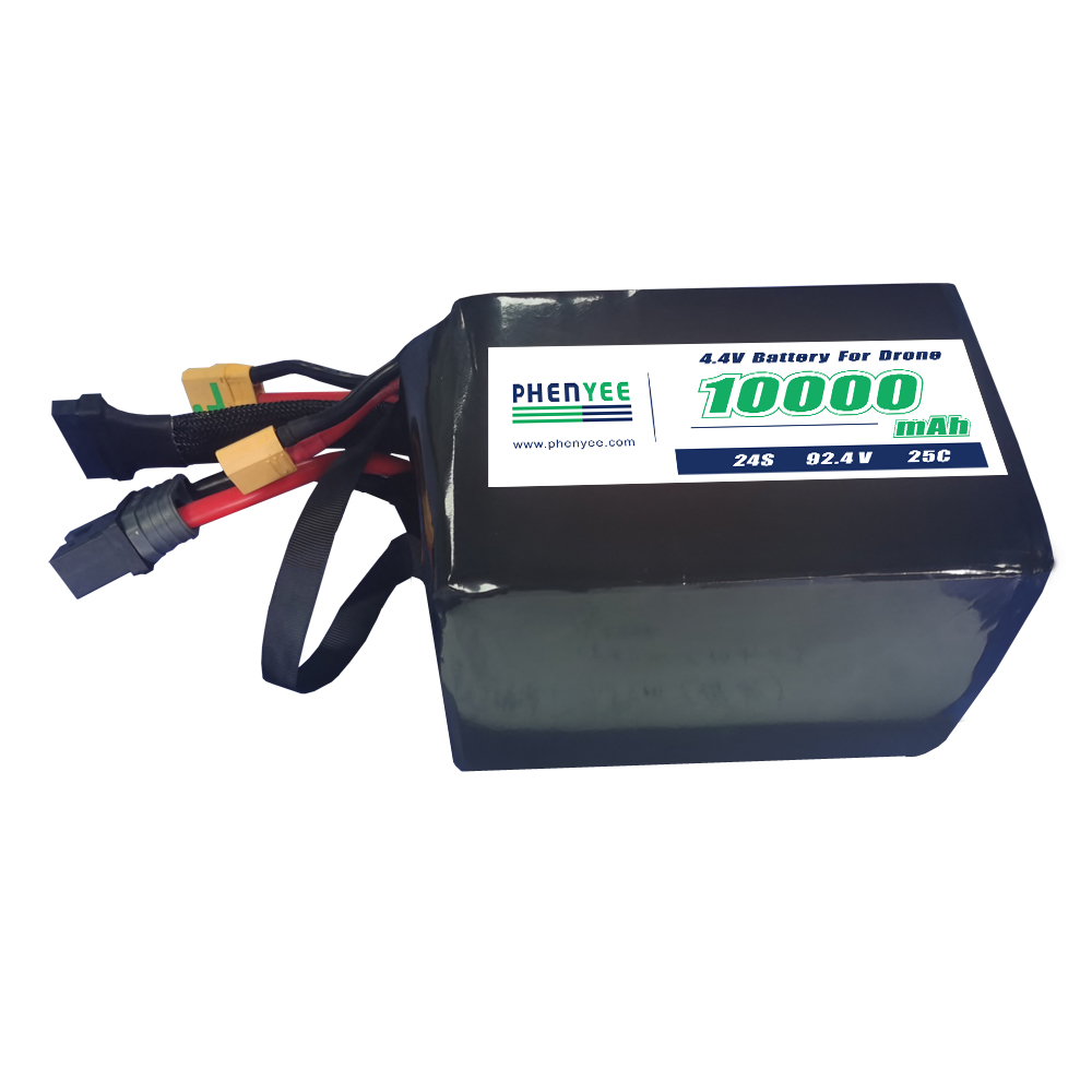 24S 100V 10000mAh अनुकूलित इलेक्ट्रिक ड्रोन बैटरी