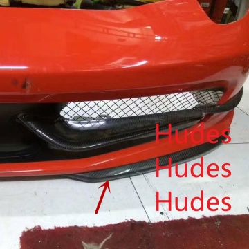 Per splitter per labbra per paraurti anteriore Ferrari 458, splitter Ferrari 458