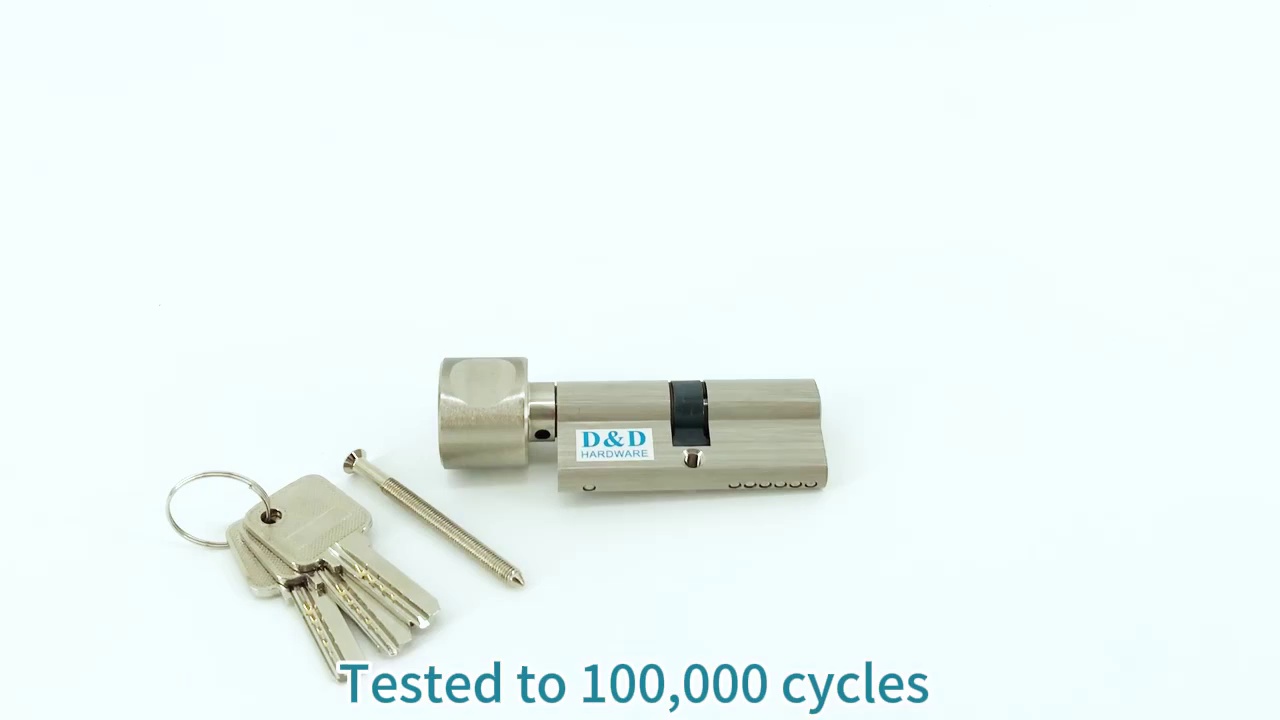 Euro Profile En1303 Safe High Security Fire Mechanical Key Factory Hotel Mortise Double Handle Door Brass ANSI Lockset CE European Guangdong Cylinder Lock

**Title Suggestion:**  
**Euro Profile En1303 High Security Brass Cylinder Lock**