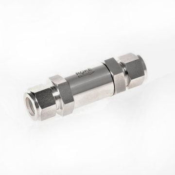 SS316 Double Ferrules OD 1/2 pouce de tube de tube à carreaux avec pression ouverte 1 psi