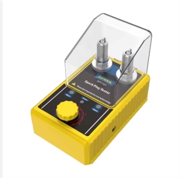 AUTOOL SPT101 Car Spark Plug Tester - Auto Adjustable Double Hole Detector for 12V Vehicles (110V/220V)