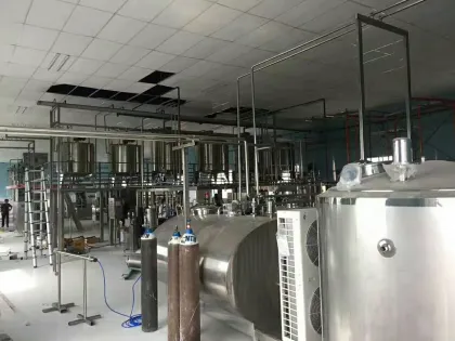 Small Scale Dairy Fresh Milk Production Line Machine