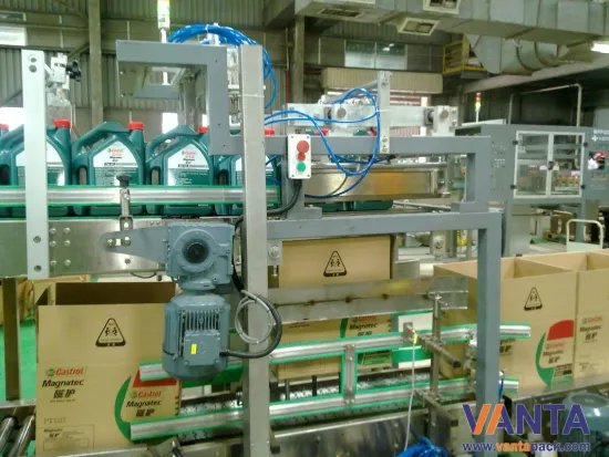 Drop Type Carton Packaging Machine For Plastic Products Case Packer 15 Cpm