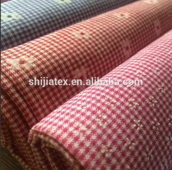 pigment printed on yarn dyed fabric for shirts