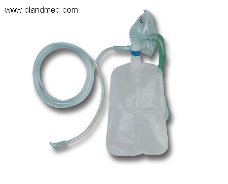 Medical Disposable Oxygen Mask With Reservior Bag