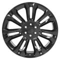 24 Seven Spoke Spoke Black GMC Replica Rim