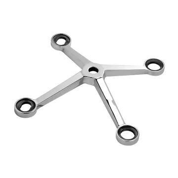 High-Quality 4-Arm Curtain Stainless Steel Glass Wall Spider Clamp Fittings: Enhancing Your Space with Premium Fixtures