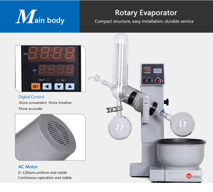 lab auto-lift vacuum distillation unit rotary evaporator