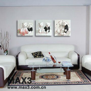 Painting Wall Clock As Children Gift For Kids Room