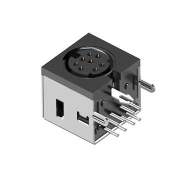 Factory Manufacturing PCB Mount Female Jack DVD Mini Din Sockets Connectors 901 Type