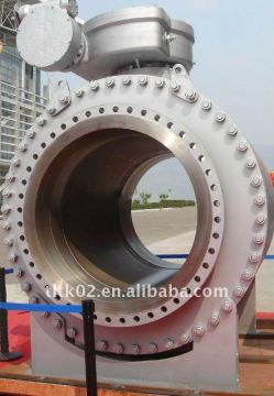 large diameter cast iron butterfly valve