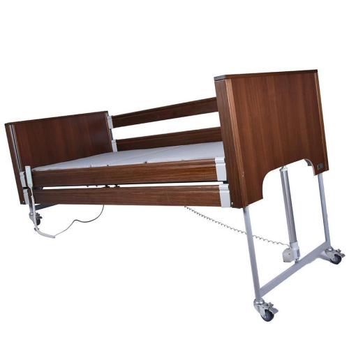 Metal And Wood Motorized Folding Hospital Beds