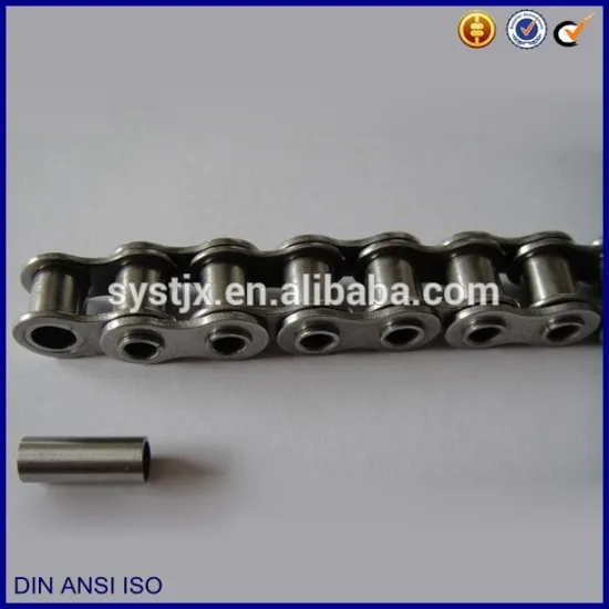 DIN ANSI 08A 10A 12A 16A 20A 24A 08B 10B 12B 16B 20B 24B stainless steel chain