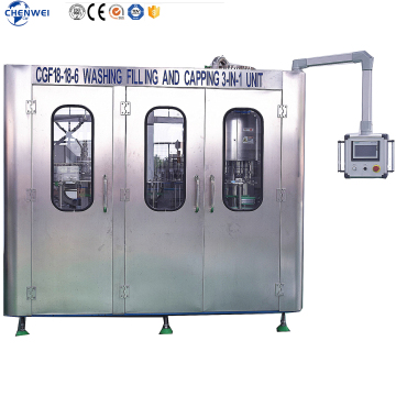 Fully Automatic PLC Control 3-in-1 Bottled Energy Drink Filling Machine for Sale