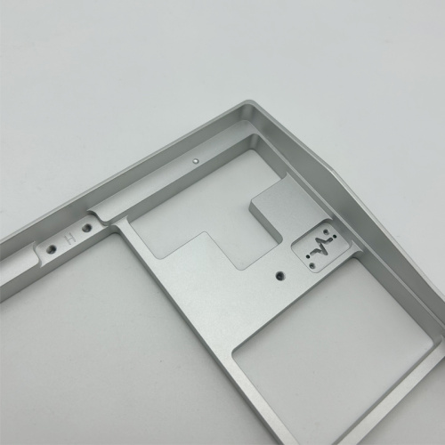 Usinagem CNC de teclado mecânico de liga de alumínio