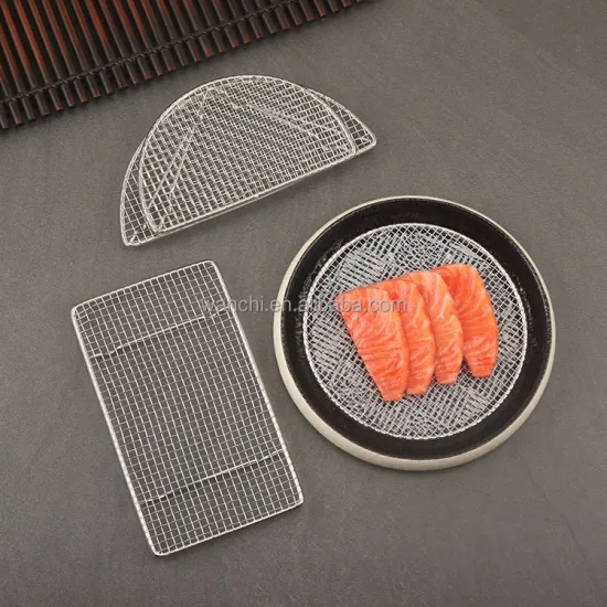 Stainless Steel Japanese Barbecue Grill Wire Mesh BBQ Net