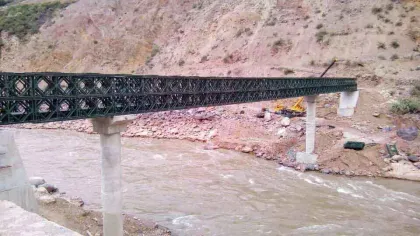Best Price Temporary Bailey Bridge Steel Construction
