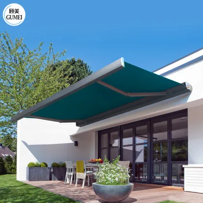 New Tech Retractable Outdoor Sunsetter Awning For Door Aluminum Waterproof Sunshade Canopy