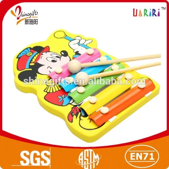 cute instruments wooden carton xylophone for kids