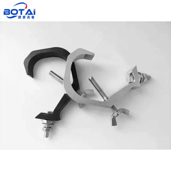 Botai 100kg Safe Working Load Silver/Black Stage Light Hook Aluminum Truss Clamp