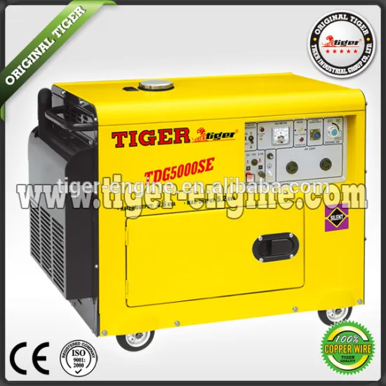 TDG6000SE 5kw silent diesel generator