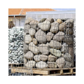 Caixa de Gabion usada para proteção do banco do rio