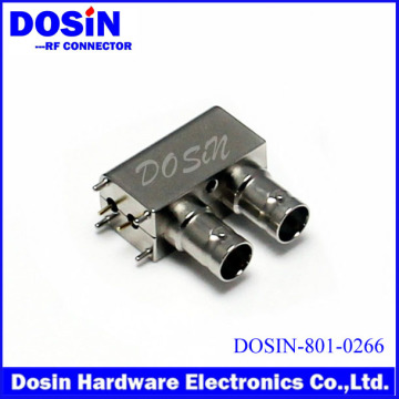 Right Angle PCB Mounting BNC 3G 4G HD Sdi Video Connector