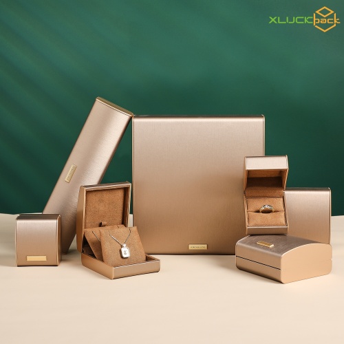 Custom Arch Leather Display Bracelets Blue Necklace Boxes