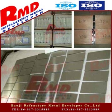 99.95% pure tungsten plate ground