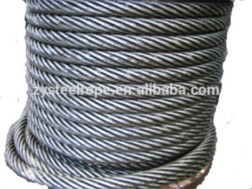 hot dipped/ electric galvanized steel cable