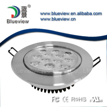 12W Highlight Silvery LED Recessed Ceiling Light