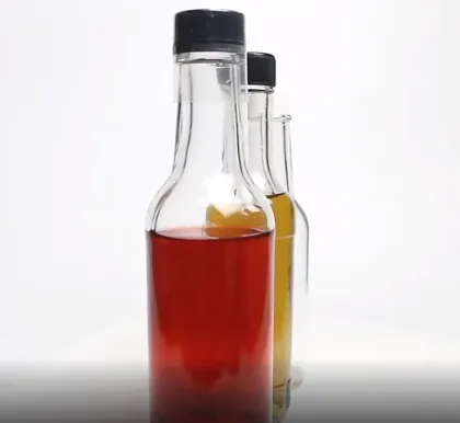 180ml 6oz woozy glass hot chili sauce bottle