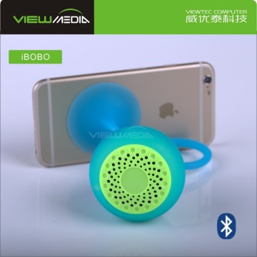 Portable design iBOBO waterproof Bluetooth speaker with suction holder