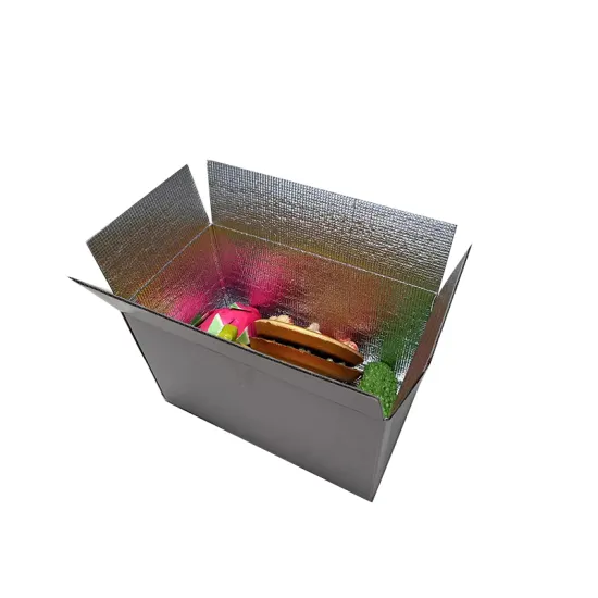 Aluminum foil Thermal Insulation Box For Frozen Food