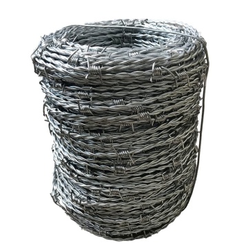 Double twist barbed wire security fence forest protection