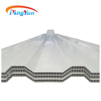 Colombia popular PVC twinwall roof sheet