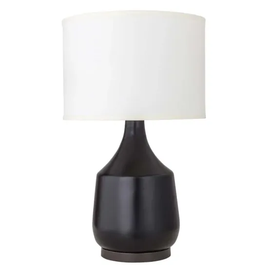 UL Listed Hilton Hotels Table Lamp - Ceramic Retro Desk Lamp for Bedroom & Living Room