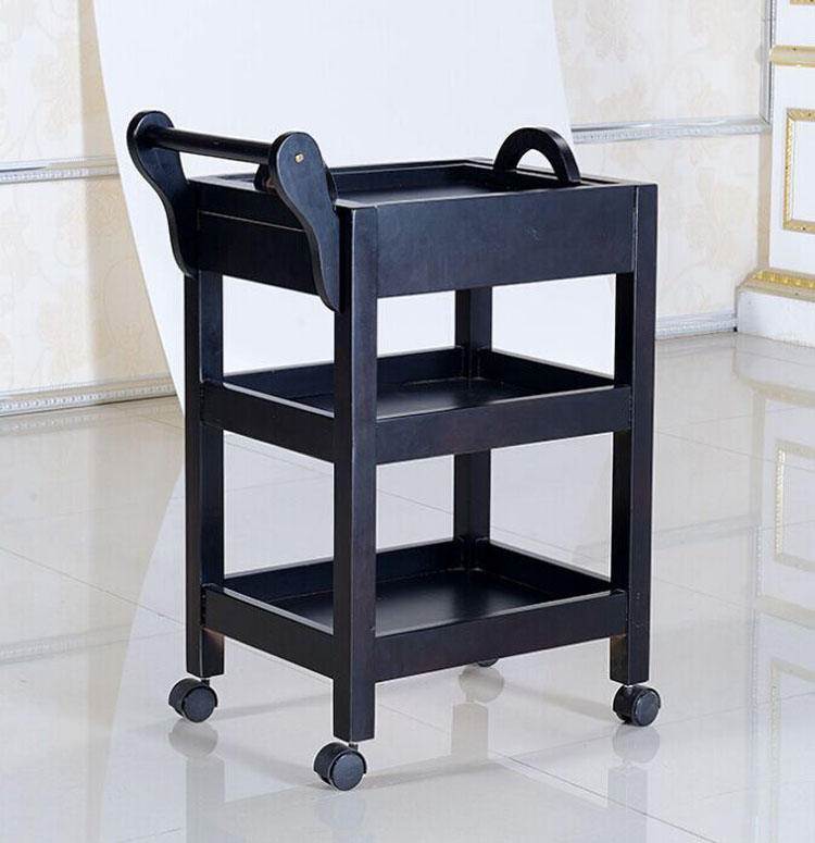 wood beauty salon trolley