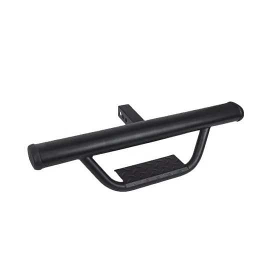 Rust-Proof Anti-Skid Heavy Steel Step Rod for Pickup Truck Receiver with Black Texture