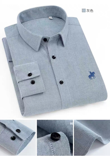 Men's Long Sleeve Oxford Shirt