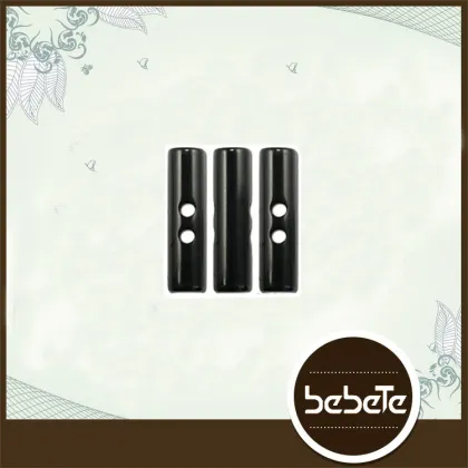 2-holes natural bull horn buttons