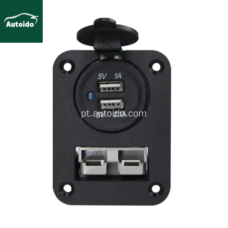Painel 50A Flush Anderson Plug QC3.0 carregador USB