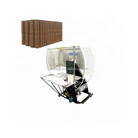 Eco-friendly Semi-automatic Tying Carton Box Bundling Machine with PE Rope - ZHNEHUA KZJ