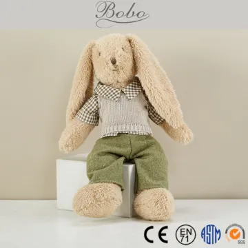 Cute Plush Rabbit Toys Dressing Sweater Kids Toys