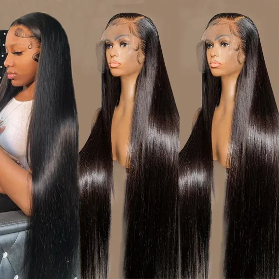 Frontal Glueless Full HD Lace Wig with Cuticle Aligned Virgin Raw Indian Hair