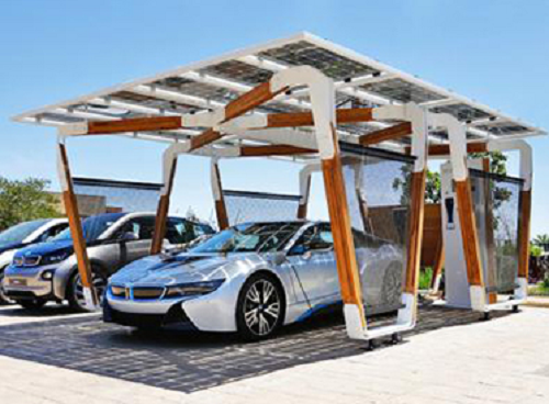 Customized Solar Carport für alle Treffen