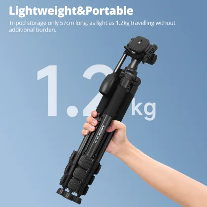 Ambitious GM-150 158cm Professional Phone Camera Tripod