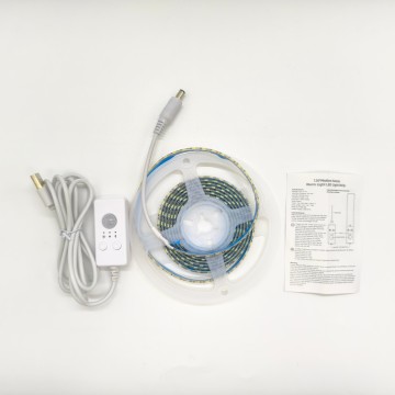 1M 2M 3M 5V 2835 COB LED LED LIGHT พร้อมกล่องแบตเตอรี่ USB, Dimmer และเซ็นเซอร์ PIR